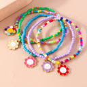  Smiley Flower Beaded Bracelet