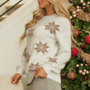  Snowflake Christmas Tunic Sweater