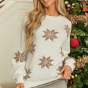  Snowflake Christmas Tunic Sweater