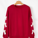  Sofia Dropped Sleeve Crewneck Sweatshirt