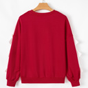  Sofia Dropped Sleeve Crewneck Sweatshirt