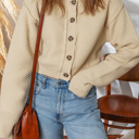  Sofia Front Cropped Cardigan Sweater
