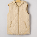 Pale Khaki Medium Sofia Padded Casual Winter Jacket