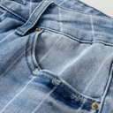  Sofia Pinstripe Wide Leg Jeans