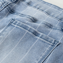  Sofia Pinstripe Wide Leg Jeans