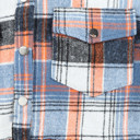  Sofia Plaid Down Ruffled Plus Shirt