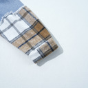  Sofia Plaid Patchwork Oversized Jacket