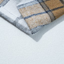  Sofia Plaid Patchwork Oversized Jacket