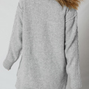  Sofia Ribbed Trim Loose Sweater