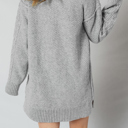  Sofia Ribbed Trim Loose Sweater