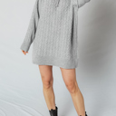  Sofia Ribbed Trim Loose Sweater
