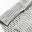  Sofia Ribbed Trim Loose Sweater