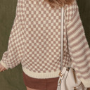  Sofia Shoulder Balloon Sleeve Sweater