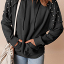  Sofia Stud Raglan Sleeve Hoodie
