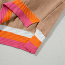  Sofia Trim Drop Shoulder Sweater