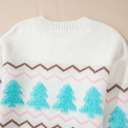  Sofia Trim Drop Shoulder Sweater