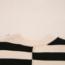  Sofia Waist Splicing Hem Sweater