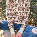  Sofia Western Fashion Print Sweater