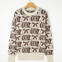  Sofia Western Fashion Print Sweater
