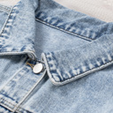  Sofibelle Distressed Raw Hem Jacket