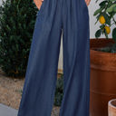 Blue Small Solana High Waist Wide Leg Jeans