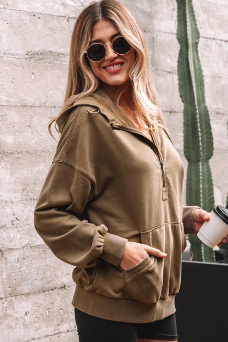 Solana Mineral Wash Baggy Hoodie