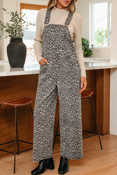 Soleil Leg Loose Overall Jumpsuit