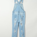  Sophia Constructed Bib Distressed Overalls