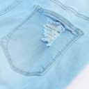  Sophia Constructed Bib Distressed Overalls