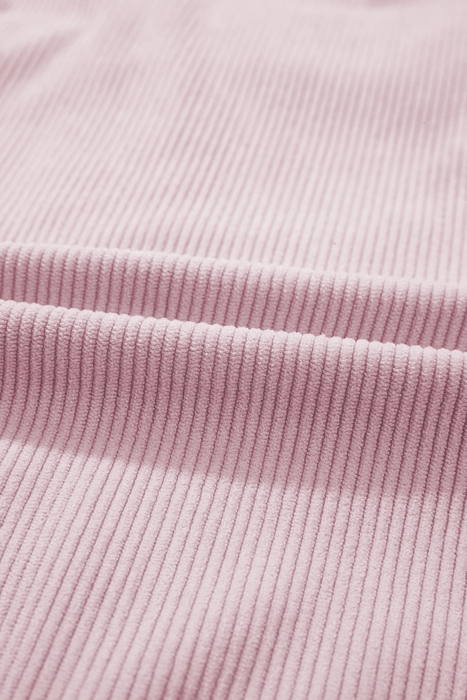 Sophia Corduroy Flap Patchwork Shacket