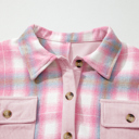  Sophia Corduroy Flap Patchwork Shacket