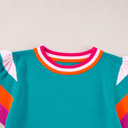  Sophia Flutter Sleeves Knitted Sweater