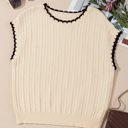  Sophia Knit Short Sleeve Sweater