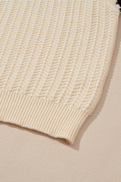 Sophia Knit Short Sleeve Sweater