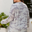  Sophia Multicolour Print Plus Sweatshirt