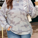  Sophia Multicolour Print Plus Sweatshirt