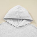  Sophia Patchwork asymmetric Sleeve PLUS Hoodie