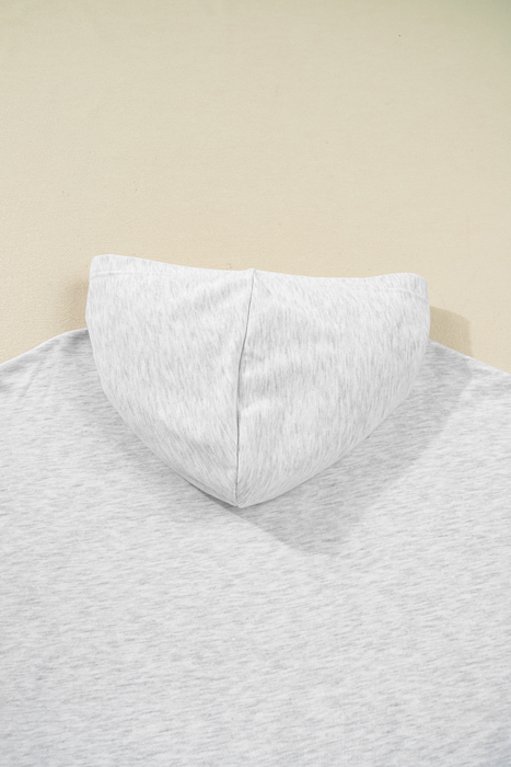 Sophia Patchwork asymmetric Sleeve PLUS Hoodie