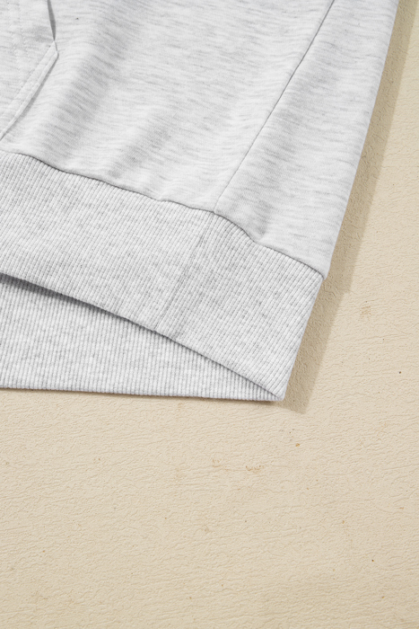 Sophia Patchwork asymmetric Sleeve PLUS Hoodie