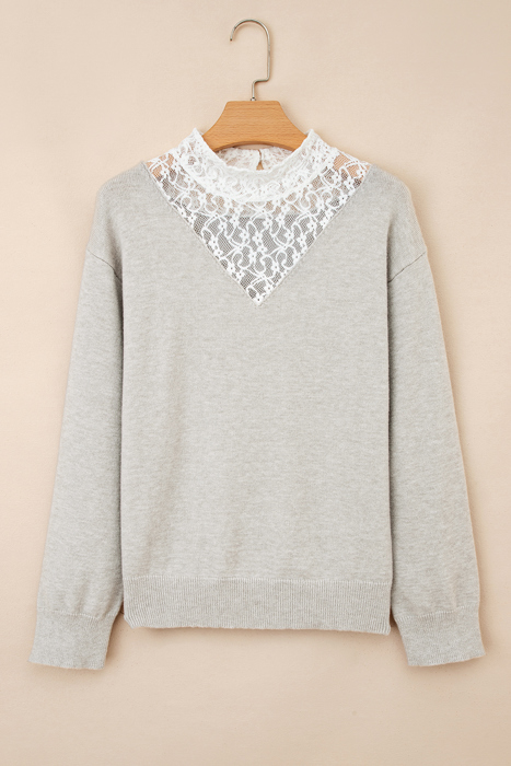 Sophia Patchwork Drop Shoulder Sweater