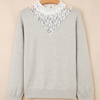 Sophia Patchwork Drop Shoulder Sweater
