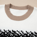  Sophia Pattern Drop Shoulder Sweater