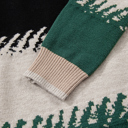  Sophia Pattern Drop Shoulder Sweater