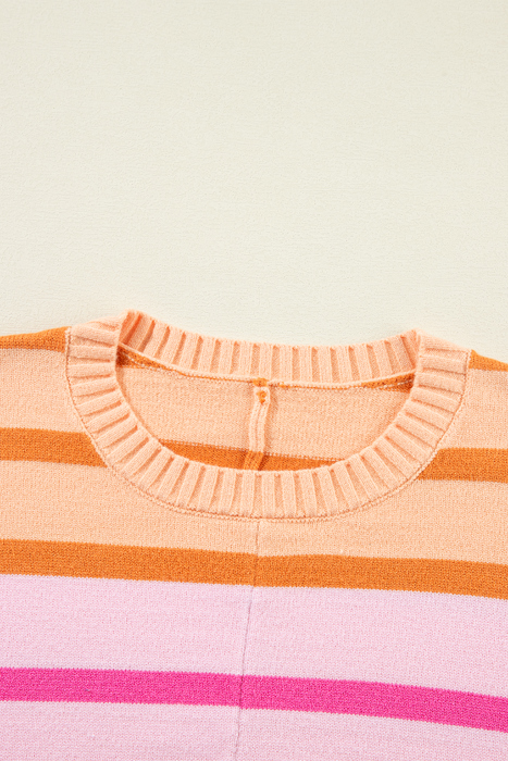 Sophia Ribbed Edge Loose Sweater