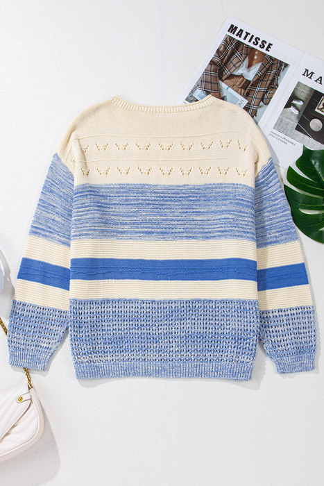 Sophia Stitch Puff Sleeve Sweater