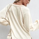  Sophia Textured Knit Pullover Top