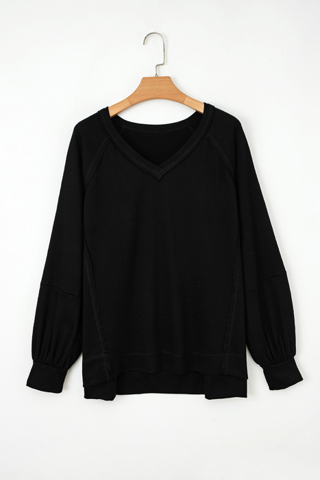 Sophia Textured Knit Pullover Top