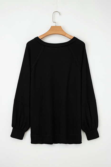 Sophia Textured Knit Pullover Top