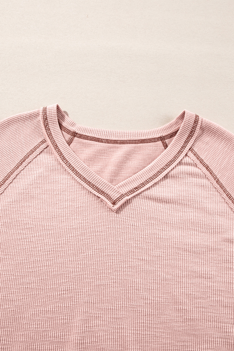 Sophia Textured Knit Pullover Top