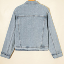  Sophia Zip Up Washed Jacket